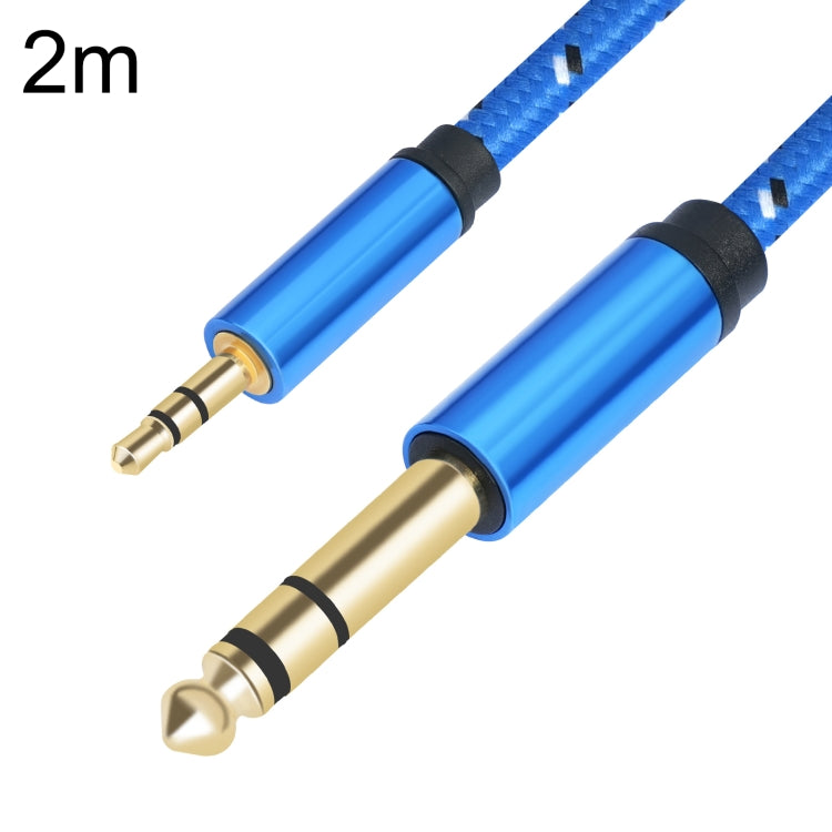 3662-3662BK 3.5mm Male to 6.35mm Male Stereo Amplifier Audio Cable