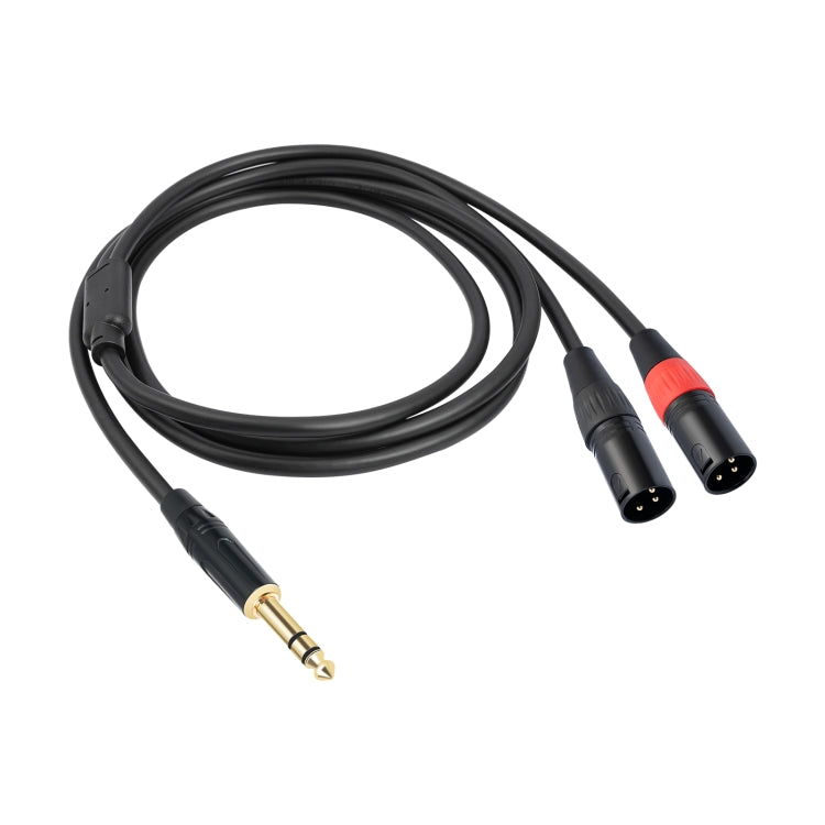 TC145YXK108RE-10 6.35mm 1/4 TRS Male to Dual XLR Male Audio Cable