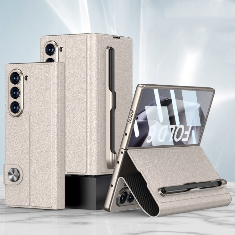 GKK Integrated Flip Leather Case with Pen Slotm, Stylus Not Included