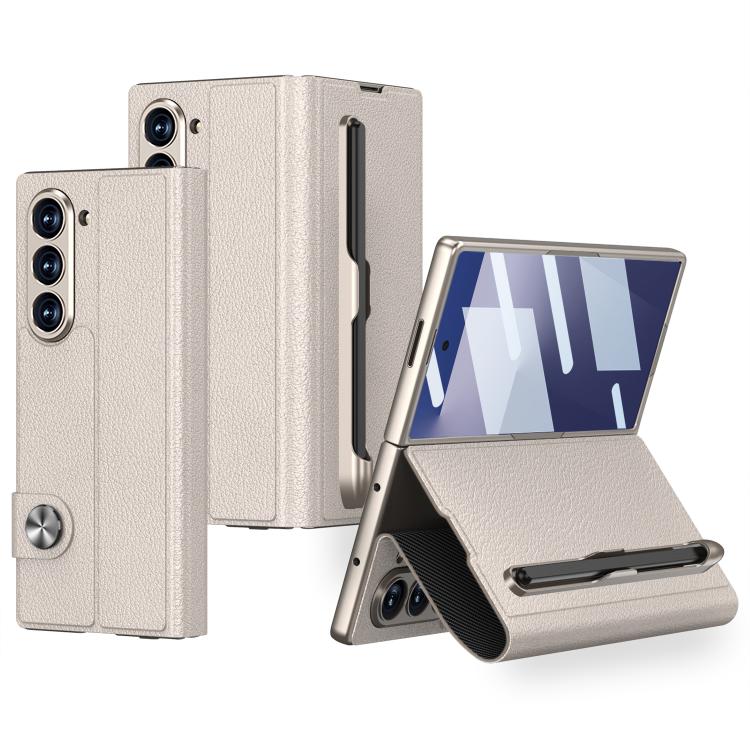 GKK Integrated Flip Leather Case with Pen Slotm, Stylus Not Included