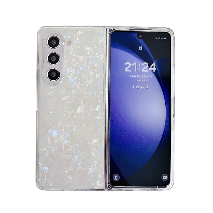 Pearlescent Shell Texture Phone Case, For Samsung Galaxy Z Fold7 5G, For Samsung Galaxy Z Fold Special, For Samsung Galaxy Z Flip6, For Samsung Galaxy Z Fold6, For Samsung Galaxy Z Fold5, For Samsung Galaxy Z Flip5, For Samsung Galaxy Z Fold4          ...