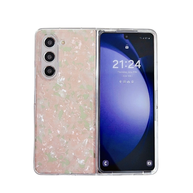 Pearlescent Shell Texture Phone Case, For Samsung Galaxy Z Fold7 5G, For Samsung Galaxy Z Fold Special, For Samsung Galaxy Z Flip6, For Samsung Galaxy Z Fold6, For Samsung Galaxy Z Fold5, For Samsung Galaxy Z Flip5, For Samsung Galaxy Z Fold4          ...