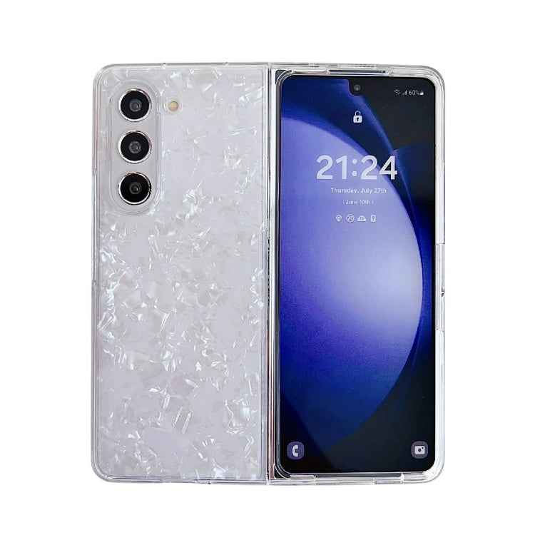 Pearlescent Shell Texture Phone Case, For Samsung Galaxy Z Fold7 5G, For Samsung Galaxy Z Fold Special, For Samsung Galaxy Z Flip6, For Samsung Galaxy Z Fold6, For Samsung Galaxy Z Fold5, For Samsung Galaxy Z Flip5, For Samsung Galaxy Z Fold4          ...