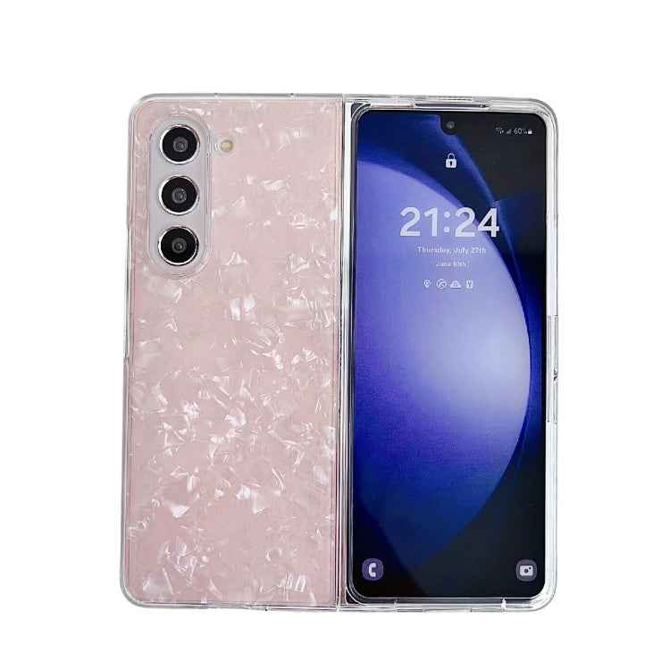 Pearlescent Shell Texture Phone Case, For Samsung Galaxy Z Fold7 5G, For Samsung Galaxy Z Fold Special, For Samsung Galaxy Z Flip6, For Samsung Galaxy Z Fold6, For Samsung Galaxy Z Fold5, For Samsung Galaxy Z Flip5, For Samsung Galaxy Z Fold4          ...