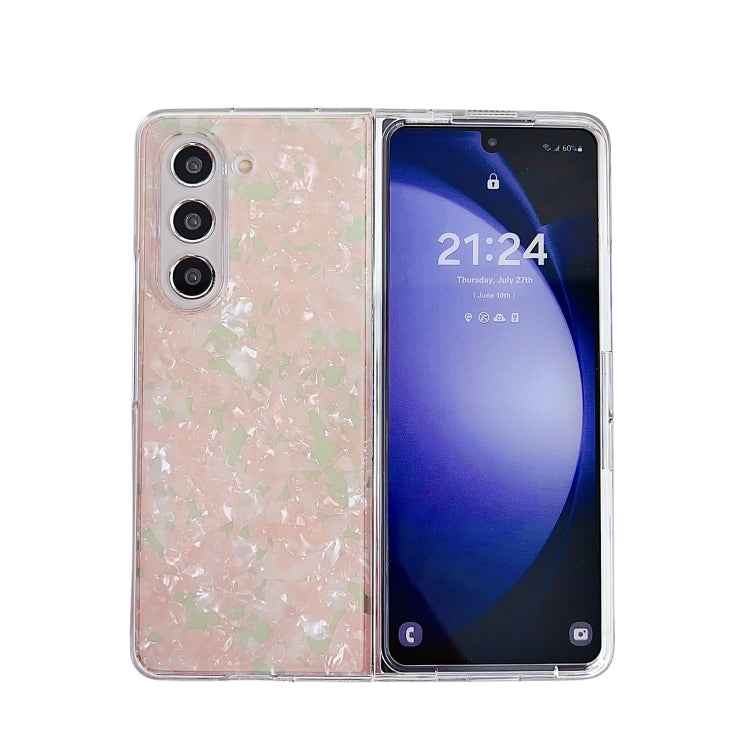 Pearlescent Shell Texture Phone Case, For Samsung Galaxy Z Fold7 5G, For Samsung Galaxy Z Fold Special, For Samsung Galaxy Z Flip6, For Samsung Galaxy Z Fold6, For Samsung Galaxy Z Fold5, For Samsung Galaxy Z Flip5, For Samsung Galaxy Z Fold4          ...