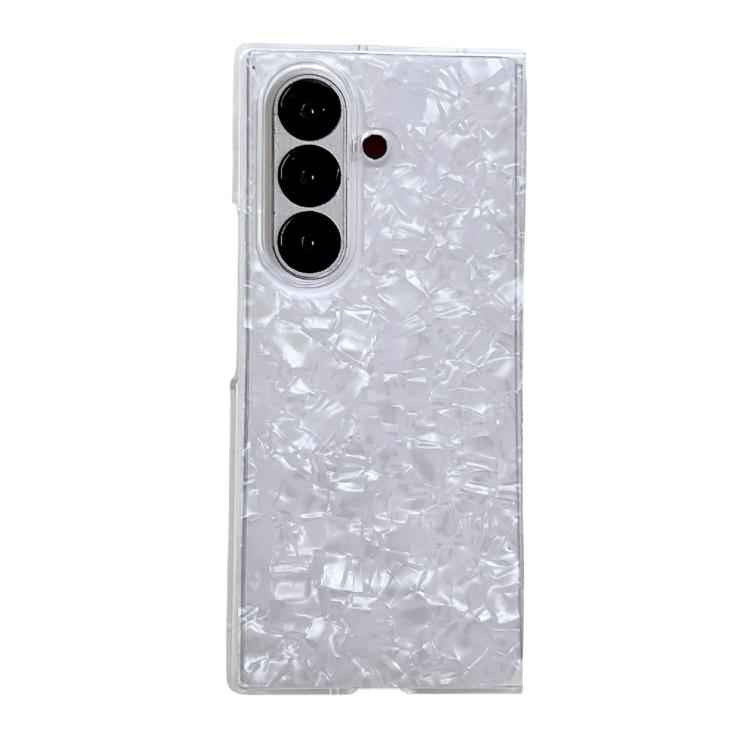 Pearlescent Shell Texture Phone Case, For Samsung Galaxy Z Fold7 5G, For Samsung Galaxy Z Fold Special, For Samsung Galaxy Z Flip6, For Samsung Galaxy Z Fold6, For Samsung Galaxy Z Fold5, For Samsung Galaxy Z Flip5, For Samsung Galaxy Z Fold4          ...