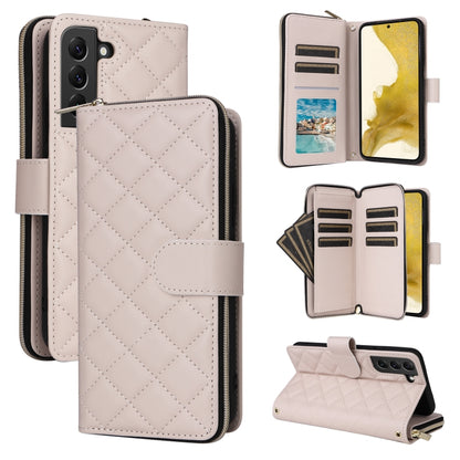 Crossbody Rhombic Zipper Tower Buckle Leather Phone Case with Lanyard, For Samsung Galaxy S24 Ultra 5G, For Samsung Galaxy S24+ 5G, For Samsung Galaxy S24 5G, For Samsung Galaxy S23 FE 5G, For Samsung Galaxy S23 Ultra 5G, For Samsung Galaxy S23+       ...