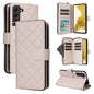 Crossbody Rhombic Zipper Tower Buckle Leather Phone Case with Lanyard, For Samsung Galaxy S24 Ultra 5G, For Samsung Galaxy S24+ 5G, For Samsung Galaxy S24 5G, For Samsung Galaxy S23 FE 5G, For Samsung Galaxy S23 Ultra 5G, For Samsung Galaxy S23+       ...