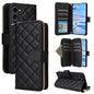 Crossbody Rhombic Zipper Tower Buckle Leather Phone Case with Lanyard, For Samsung Galaxy S24 Ultra 5G, For Samsung Galaxy S24+ 5G, For Samsung Galaxy S24 5G, For Samsung Galaxy S23 FE 5G, For Samsung Galaxy S23 Ultra 5G, For Samsung Galaxy S23+       ...