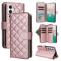 Crossbody Rhombic Zipper Tower Buckle Leather Phone Case with Lanyard, For Samsung Galaxy S24 Ultra 5G, For Samsung Galaxy S24+ 5G, For Samsung Galaxy S24 5G, For Samsung Galaxy S23 FE 5G, For Samsung Galaxy S23 Ultra 5G, For Samsung Galaxy S23+       ...