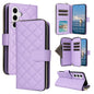 Crossbody Rhombic Zipper Tower Buckle Leather Phone Case with Lanyard, For Samsung Galaxy S24 Ultra 5G, For Samsung Galaxy S24+ 5G, For Samsung Galaxy S24 5G, For Samsung Galaxy S23 FE 5G, For Samsung Galaxy S23 Ultra 5G, For Samsung Galaxy S23+       ...