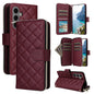 Crossbody Rhombic Zipper Tower Buckle Leather Phone Case with Lanyard, For Samsung Galaxy S26+ 5G, For Samsung Galaxy S26 Ultra 5G, For Samsung Galaxy S26 5G, For Samsung Galaxy S25 FE 5G, For Samsung Galaxy S25 Edge 5G, For Samsung Galaxy S25 5G      ...