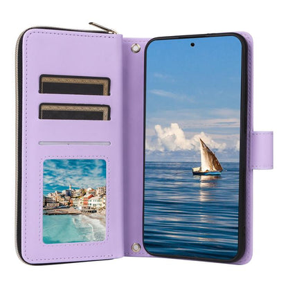 Crossbody Rhombic Zipper Tower Buckle Leather Phone Case with Lanyard, For Samsung Galaxy S26+ 5G, For Samsung Galaxy S26 Ultra 5G, For Samsung Galaxy S26 5G, For Samsung Galaxy S25 FE 5G, For Samsung Galaxy S25 Edge 5G, For Samsung Galaxy S25 5G      ...