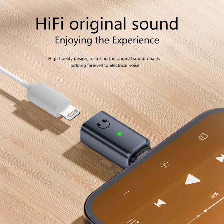 8 Pin Female to Type-C Male Adapter Hi-Fi Audio Sound Card Connector