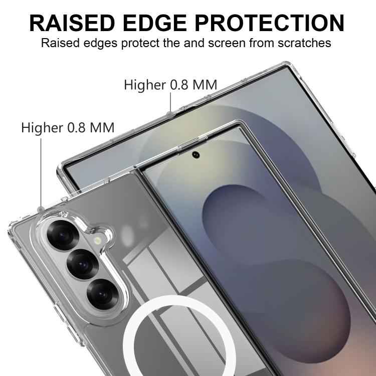 Scratchproof PC Transparent MagSafe Phone Case, For Samsung Galaxy Z Fold7, For Samsung Galaxy Z Fold Special, For Samsung Galaxy Z Flip6 / Flip7 FE, For Samsung Galaxy Z Fold6