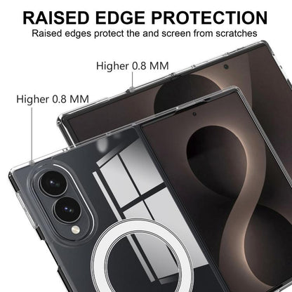 Scratchproof PC Transparent MagSafe Phone Case, For Galaxy Fold8 5G, For Samsung Galaxy Z Fold7, For Samsung Galaxy Z Flip6, For Samsung Galaxy Z Fold6
