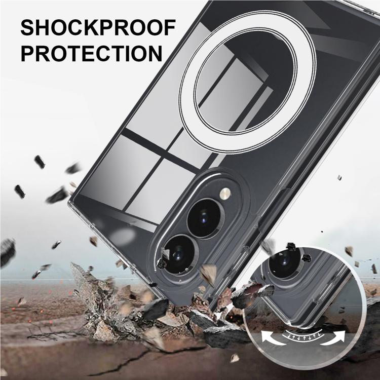 Scratchproof PC Transparent MagSafe Phone Case, For Galaxy Fold8 5G, For Samsung Galaxy Z Fold7, For Samsung Galaxy Z Flip6, For Samsung Galaxy Z Fold6