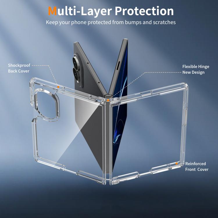 Scratchproof Acrylic TPU Phone Case, For Galaxy Z Fold8 5G, For Galaxy Z Fold8 Ultra 5G, For Galaxy Z Flip8 5G, For Samsung Galaxy Z Fold7 5G, For Samsung Galaxy Z Flip7 5G, For Samsung Galaxy Z Flip6, For Samsung Galaxy Z Fold6