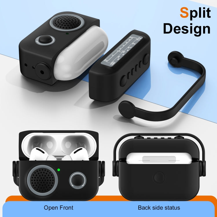 Radio Style Wireless Bluetooth Earphones Shockproof Protective Case