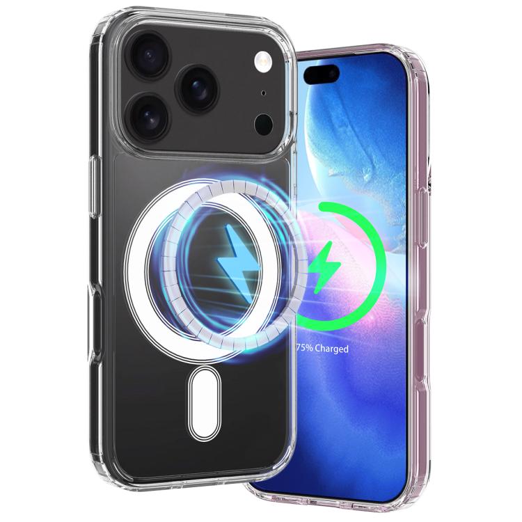 MagSafe Clear Acrylic PC Hybrid TPU Phone Case