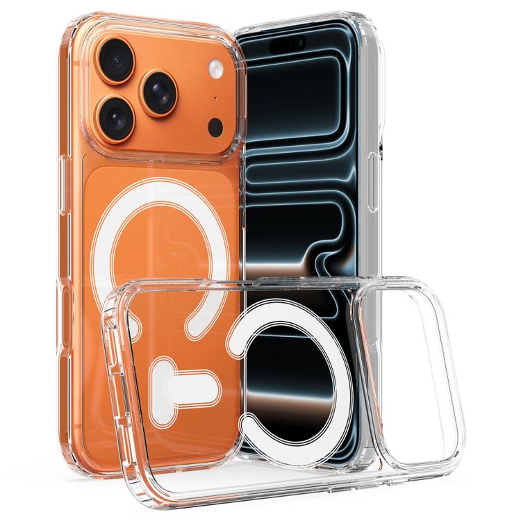 MagSafe Clear Acrylic PC Hybrid TPU Phone Case