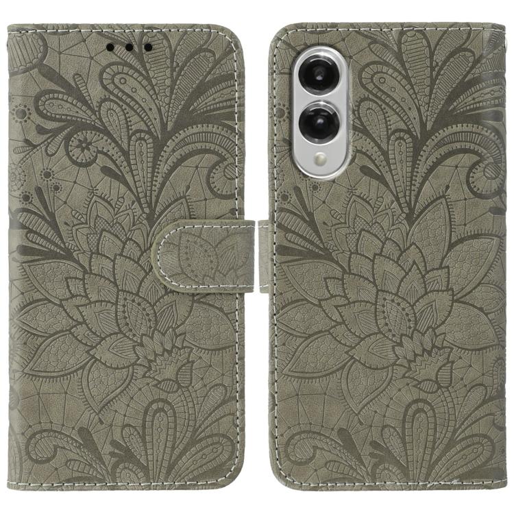 Lace Flower Embossing Flip Leather Phone Case, For Samsung Galaxy S26 Edge 5G, For Samsung Galaxy S25 Edge 5G, For Samsung Galaxy S25 5G / S24 5G, For Samsung Galaxy S25+ 5G / S24+ 5G, For Samsung Galaxy S25 Ultra 5G, For Samsung Galaxy S24 Ultra 5G   ...