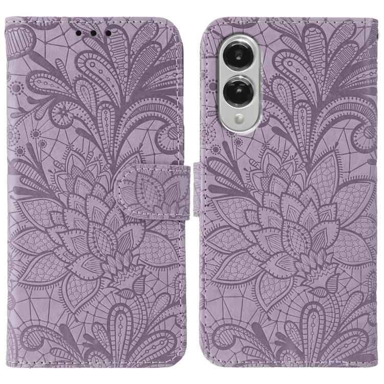 Lace Flower Embossing Flip Leather Phone Case, For Samsung Galaxy S26 Edge 5G, For Samsung Galaxy S25 Edge 5G, For Samsung Galaxy S25 5G / S24 5G, For Samsung Galaxy S25+ 5G / S24+ 5G, For Samsung Galaxy S25 Ultra 5G, For Samsung Galaxy S24 Ultra 5G   ...