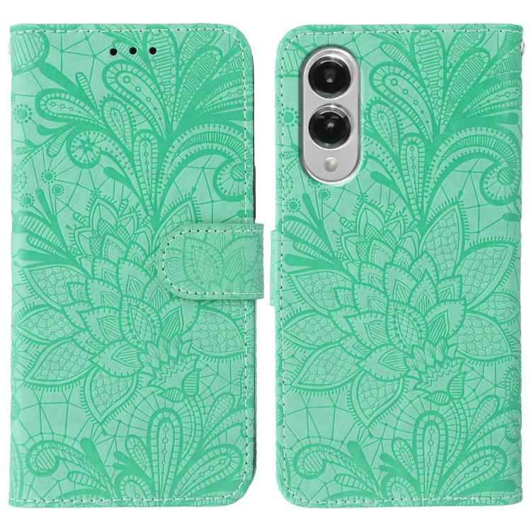 Lace Flower Embossing Flip Leather Phone Case, For Samsung Galaxy S26 Edge 5G, For Samsung Galaxy S25 Edge 5G, For Samsung Galaxy S25 5G / S24 5G, For Samsung Galaxy S25+ 5G / S24+ 5G, For Samsung Galaxy S25 Ultra 5G, For Samsung Galaxy S24 Ultra 5G   ...