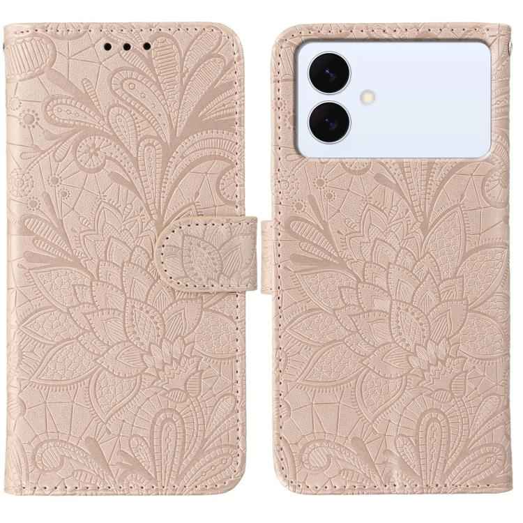 Lace Flower Embossing Flip Leather Phone Case, For Samsung Galaxy S26 Edge 5G, For Samsung Galaxy S25 Edge 5G, For Samsung Galaxy S25 5G / S24 5G, For Samsung Galaxy S25+ 5G / S24+ 5G, For Samsung Galaxy S25 Ultra 5G, For Samsung Galaxy S24 Ultra 5G   ...