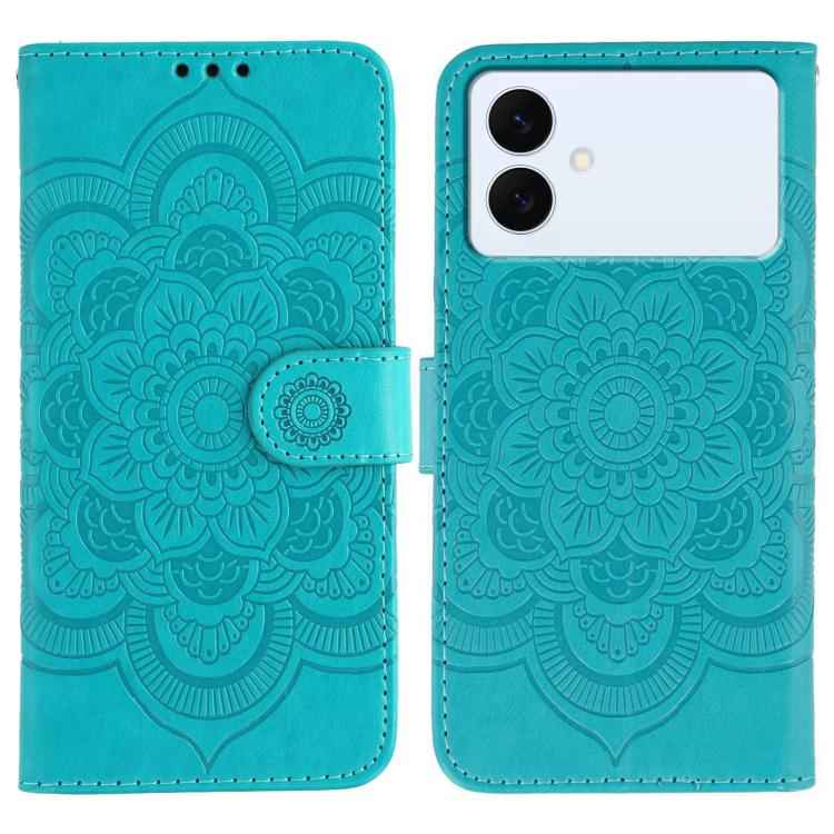 Sun Mandala Embossing Pattern Phone Leather Case, For Samsung Galaxy S26 Edge 5G, For Samsung Galaxy S25 Edge 5G, For Samsung Galaxy S25 / S24 5G, For Samsung Galaxy S25+ / S24+ 5G, For Samsung Galaxy S21 5G