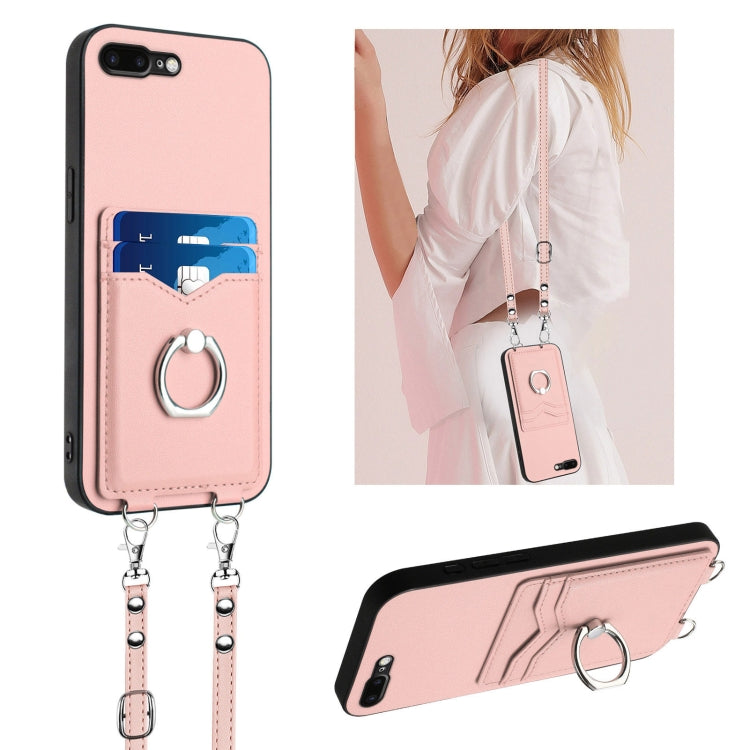 R20 Crossbody Rope Ring Card Holder Phone Case
