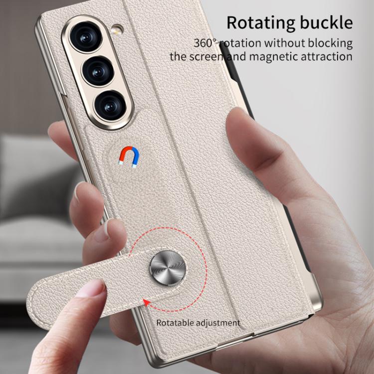 GKK Integrated Full Coverage Flip Phone Case with Pen Slot, Not Included Pen