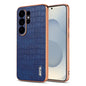 AZNS Electroplated Frame Crocodile Texture Full Coverage Phone Case, For Galaxy S26 FE 5G, For Samsung Galaxy S26+ 5G, For Samsung Galaxy S26 Ultra 5G, For Samsung Galaxy S26 5G, For Samsung Galaxy S25 Edge 5G, For Samsung Galaxy S25 5G                ...