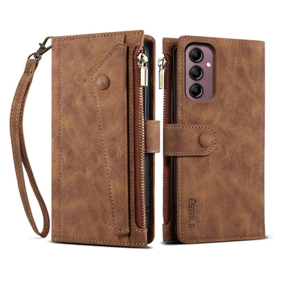 ESEBLE Retro Frosted RFID Flip Leather Phone Case, For Samsung Galaxy S26+ 5G, For Samsung Galaxy S26 Ultra 5G, For Samsung Galaxy S26 5G, For Samsung Galaxy S25 FE 5G, For Samsung Galaxy S25 Edge 5G, For Samsung Galaxy S25 5G, For Samsung Galaxy S25+ ...