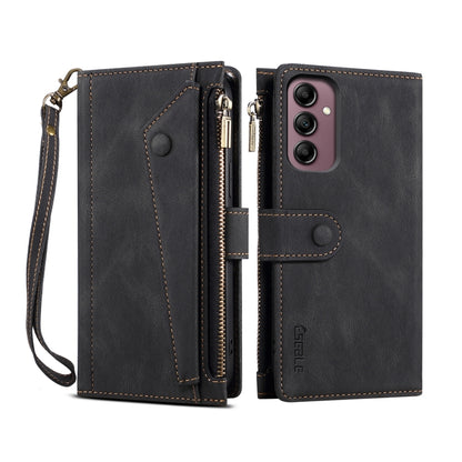 ESEBLE Retro Frosted RFID Flip Leather Phone Case, For Samsung Galaxy S26+ 5G, For Samsung Galaxy S26 Ultra 5G, For Samsung Galaxy S26 5G, For Samsung Galaxy S25 FE 5G, For Samsung Galaxy S25 Edge 5G, For Samsung Galaxy S25 5G, For Samsung Galaxy S25+ ...