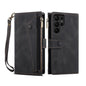 ESEBLE Retro Frosted RFID Flip Leather Phone Case, For Samsung Galaxy S26+ 5G, For Samsung Galaxy S26 Ultra 5G, For Samsung Galaxy S26 5G, For Samsung Galaxy S25 FE 5G, For Samsung Galaxy S25 Edge 5G, For Samsung Galaxy S25 5G, For Samsung Galaxy S25+ ...