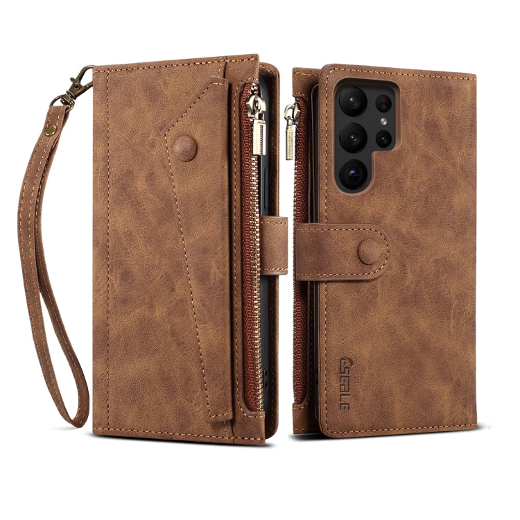 ESEBLE Retro Frosted RFID Flip Leather Phone Case, For Samsung Galaxy S26+ 5G, For Samsung Galaxy S26 Ultra 5G, For Samsung Galaxy S26 5G, For Samsung Galaxy S25 FE 5G, For Samsung Galaxy S25 Edge 5G, For Samsung Galaxy S25 5G, For Samsung Galaxy S25+ ...