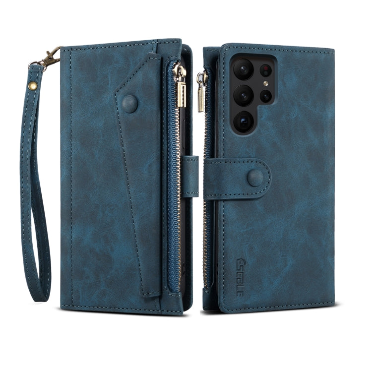 ESEBLE Retro Frosted RFID Flip Leather Phone Case, For Samsung Galaxy S26+ 5G, For Samsung Galaxy S26 Ultra 5G, For Samsung Galaxy S26 5G, For Samsung Galaxy S25 FE 5G, For Samsung Galaxy S25 Edge 5G, For Samsung Galaxy S25 5G, For Samsung Galaxy S25+ ...