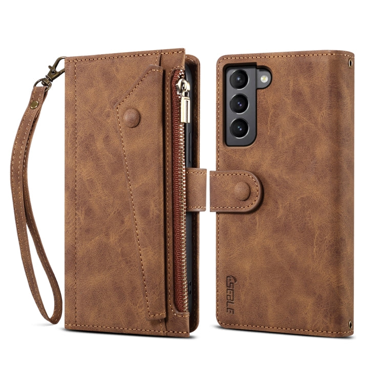 ESEBLE Retro Frosted RFID Flip Leather Phone Case, For Samsung Galaxy S26+ 5G, For Samsung Galaxy S26 Ultra 5G, For Samsung Galaxy S26 5G, For Samsung Galaxy S25 FE 5G, For Samsung Galaxy S25 Edge 5G, For Samsung Galaxy S25 5G, For Samsung Galaxy S25+ ...