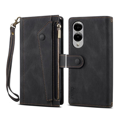 ESEBLE Retro Frosted RFID Flip Leather Phone Case, For Samsung Galaxy S26+ 5G, For Samsung Galaxy S26 Ultra 5G, For Samsung Galaxy S26 5G, For Samsung Galaxy S25 FE 5G, For Samsung Galaxy S25 Edge 5G, For Samsung Galaxy S25 5G, For Samsung Galaxy S25+ ...