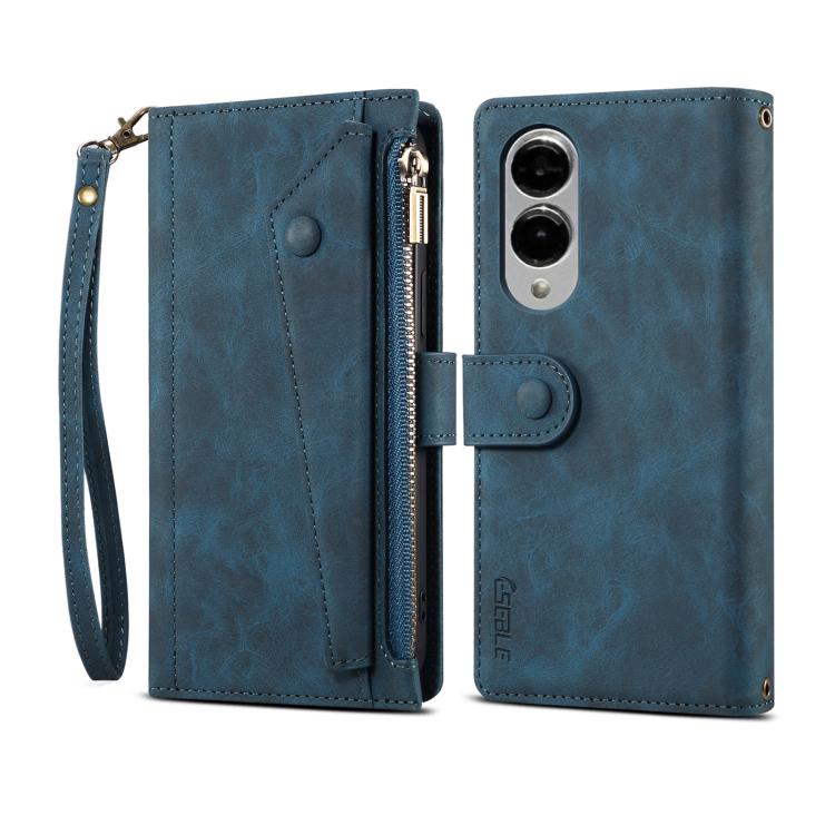 ESEBLE Retro Frosted RFID Flip Leather Phone Case, For Samsung Galaxy S26+ 5G, For Samsung Galaxy S26 Ultra 5G, For Samsung Galaxy S26 5G, For Samsung Galaxy S25 FE 5G, For Samsung Galaxy S25 Edge 5G, For Samsung Galaxy S25 5G, For Samsung Galaxy S25+ ...