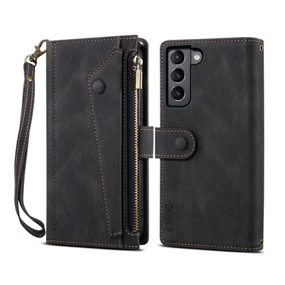 ESEBLE Retro Frosted RFID Flip Leather Phone Case, For Samsung Galaxy S26+ 5G, For Samsung Galaxy S26 Ultra 5G, For Samsung Galaxy S26 5G, For Samsung Galaxy S25 FE 5G, For Samsung Galaxy S25 Edge 5G, For Samsung Galaxy S25 5G, For Samsung Galaxy S25+ ...