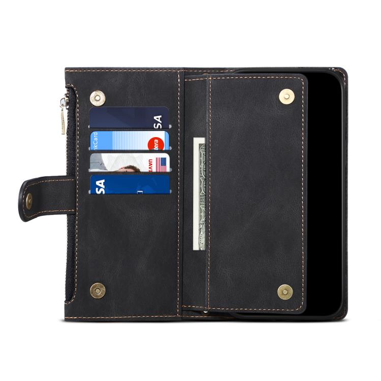 ESEBLE Retro Frosted RFID Flip Leather Phone Case, For Samsung Galaxy S26+ 5G, For Samsung Galaxy S26 Ultra 5G, For Samsung Galaxy S26 5G, For Samsung Galaxy S25 FE 5G, For Samsung Galaxy S25 Edge 5G, For Samsung Galaxy S25 5G, For Samsung Galaxy S25+ ...