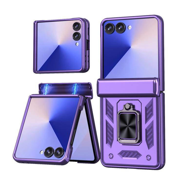 Sliding Window Hinge Phone Case with Ring Stand