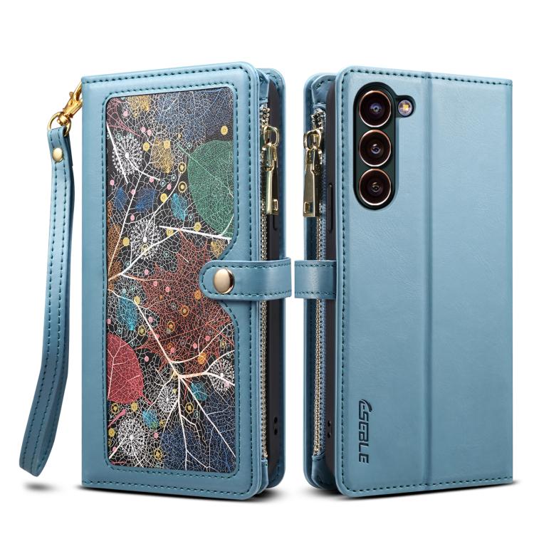 ESEBLE Star Series Lanyard Zipper Wallet RFID Leather Case, For Samsung Galaxy S26+ 5G, For Samsung Galaxy S26 Ultra 5G, For Samsung Galaxy S26 5G, For Samsung Galaxy S25 FE 5G, For Samsung Galaxy S25 Edge 5G, For Samsung Galaxy S25 5G                 ...