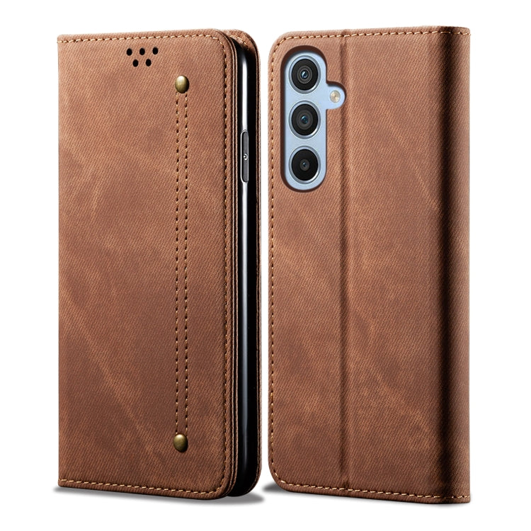 Denim Texture Casual Style Horizontal Flip Leather Case, For Samsung Galaxy S26+ 5G, For Samsung Galaxy S26 Ultra 5G, For Samsung Galaxy S26 5G, For Samsung Galaxy S25 FE 5G, For Samsung Galaxy S25 Edge 5G, For Samsung Galaxy S25 5G                    ...