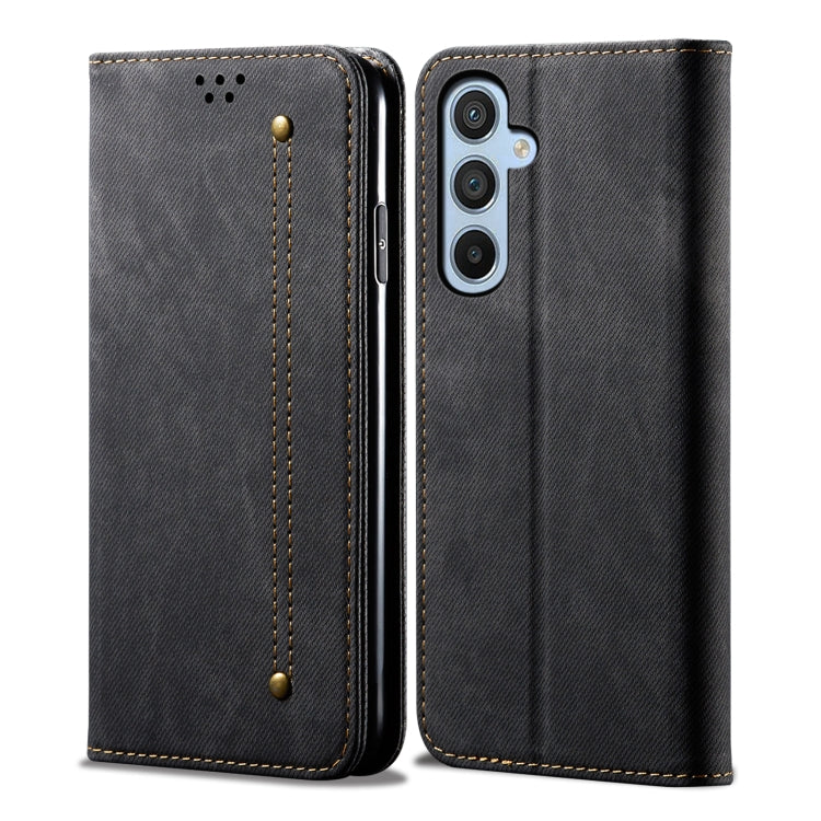 Denim Texture Casual Style Horizontal Flip Leather Case, For Samsung Galaxy S26+ 5G, For Samsung Galaxy S26 Ultra 5G, For Samsung Galaxy S26 5G, For Samsung Galaxy S25 FE 5G, For Samsung Galaxy S25 Edge 5G, For Samsung Galaxy S25 5G                    ...
