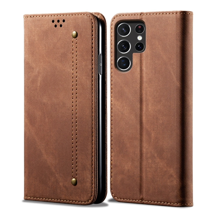 Denim Texture Casual Style Horizontal Flip Leather Case, For Samsung Galaxy S26+ 5G, For Samsung Galaxy S26 Ultra 5G, For Samsung Galaxy S26 5G, For Samsung Galaxy S25 FE 5G, For Samsung Galaxy S25 Edge 5G, For Samsung Galaxy S25 5G                    ...