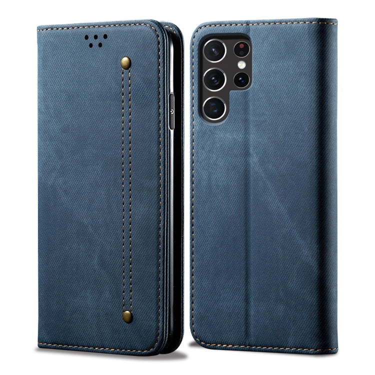 Denim Texture Casual Style Horizontal Flip Leather Case, For Samsung Galaxy S26+ 5G, For Samsung Galaxy S26 Ultra 5G, For Samsung Galaxy S26 5G, For Samsung Galaxy S25 FE 5G, For Samsung Galaxy S25 Edge 5G, For Samsung Galaxy S25 5G                    ...