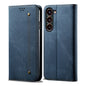 Denim Texture Casual Style Horizontal Flip Leather Case, For Samsung Galaxy S26+ 5G, For Samsung Galaxy S26 Ultra 5G, For Samsung Galaxy S26 5G, For Samsung Galaxy S25 FE 5G, For Samsung Galaxy S25 Edge 5G, For Samsung Galaxy S25 5G                    ...
